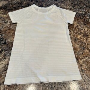 Athleta White Short Sleeve Tee